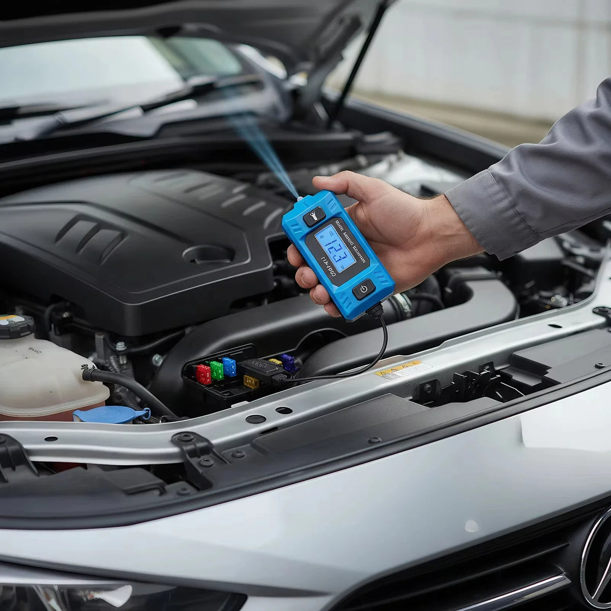 Automotive Fuse Current Tester LCD Display Car Leakage Analyzer Fault Tester Car Repair Tool Auto Fuse Current Testing Tool