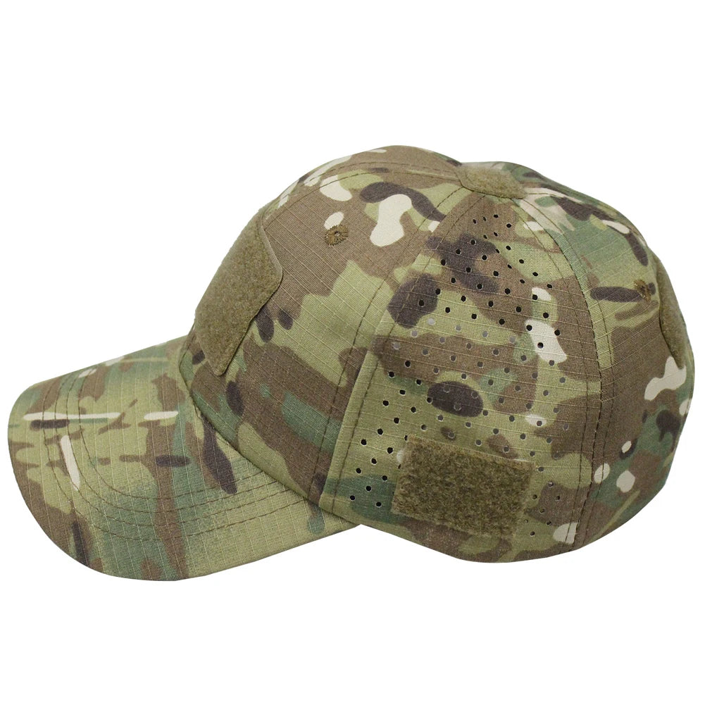 Camouflage Baseball Cap Breathable Sun Protection Hat Outdoor Sports Hunting Hiking Camping Fishing Sun Hats