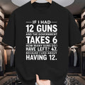 Gun Owner Funny Math Graphic Tee Men's Casual Breathable Pure Cotton T-Shirt