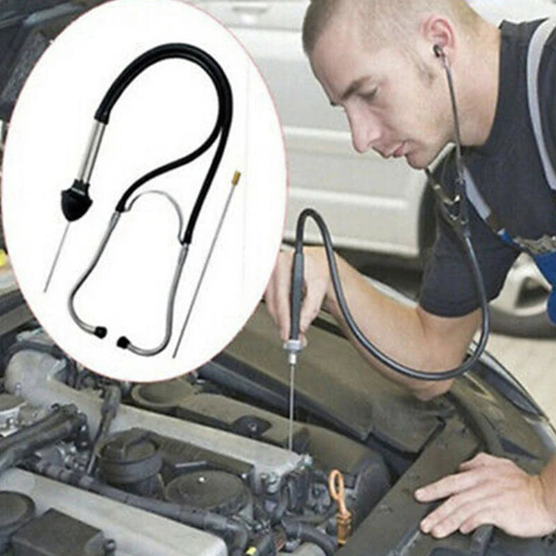 Car Engine Block Diagnostic Auto: Cylinder Stethoscope Mechanics Automotive Hearing Tool Vehicle Maintenance Repair 1PC