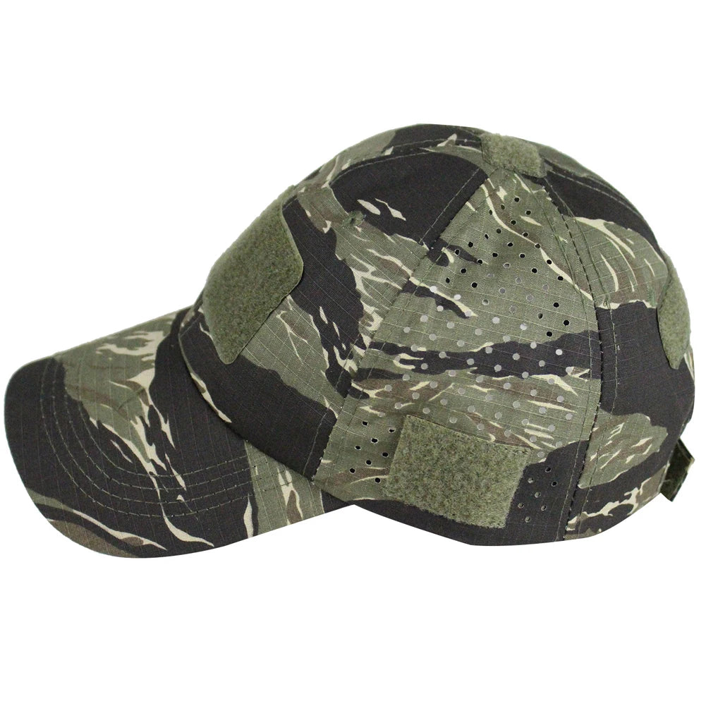 Camouflage Baseball Cap Breathable Sun Protection Hat Outdoor Sports Hunting Hiking Camping Fishing Sun Hats