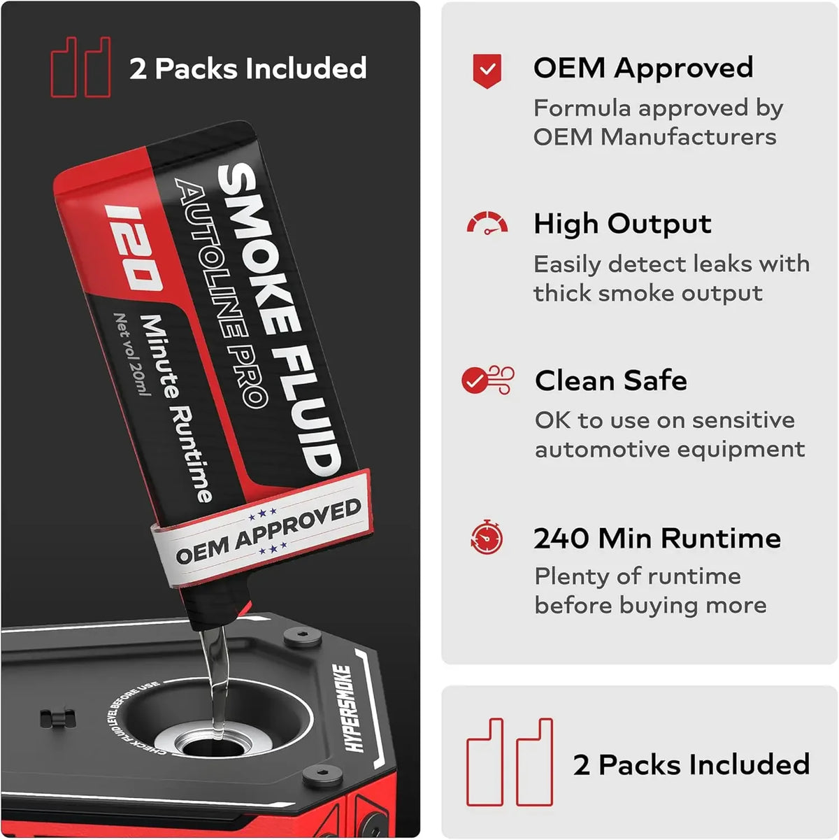 S12 AutoLine Pro HyperSmoke™ Automotive Smoke Machine