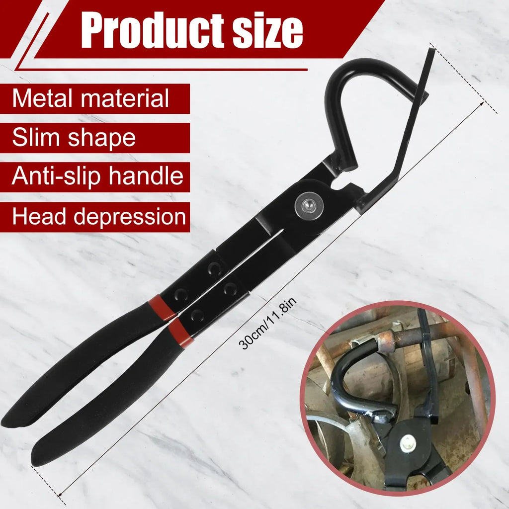 Exhaust Hanger Removal Pliers for Car Exhaust System High Carbon Steel Bracket Tool Rubber Pad Support Removal Anti-Slip Handle