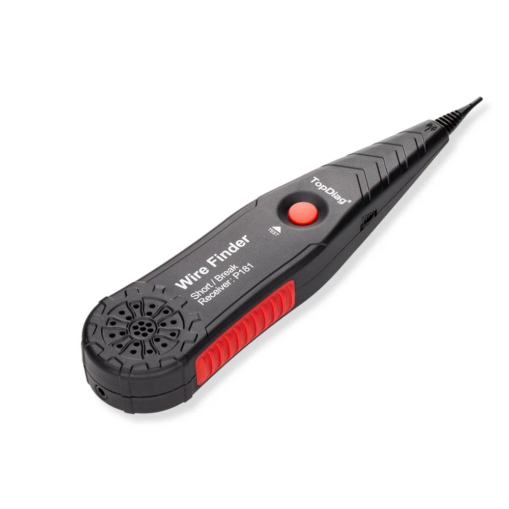 TopDiag P181 Wire Finder Receiver 9V Find Breakpoint Short Circuit Tester Car Diagnostic Tools
