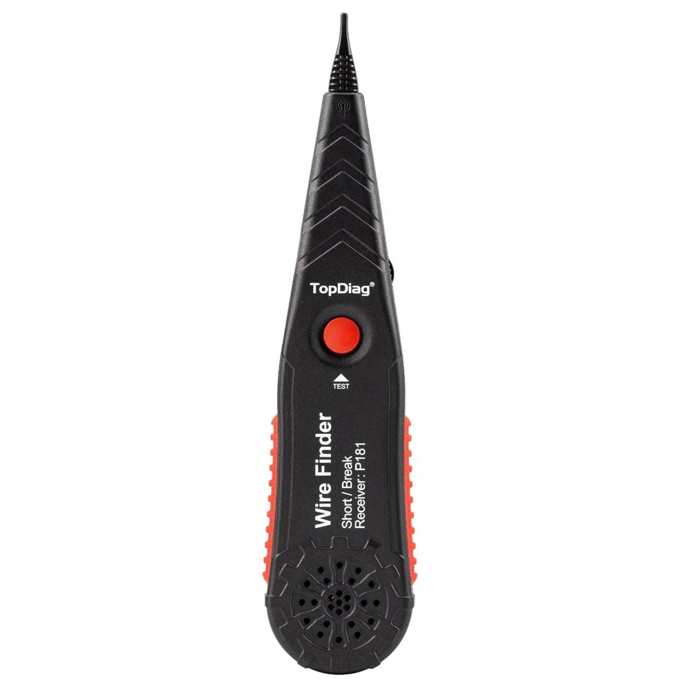 TopDiag P181 Wire Finder Receiver 9V Find Breakpoint Short Circuit Tester Car Diagnostic Tools