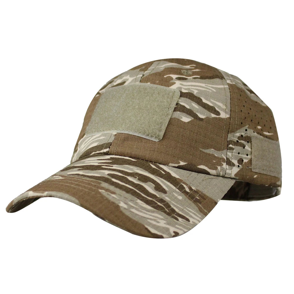 Camouflage Baseball Cap Breathable Sun Protection Hat Outdoor Sports Hunting Hiking Camping Fishing Sun Hats