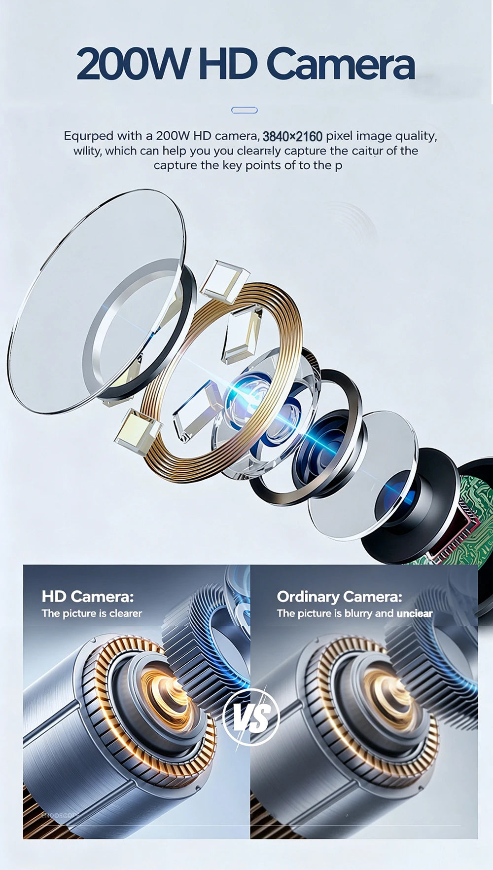360° Articulated Inspection 4K HD Borescope 6.2mm Camera Articulating Borescope Endoscope Camera For Android/iOS Phone
