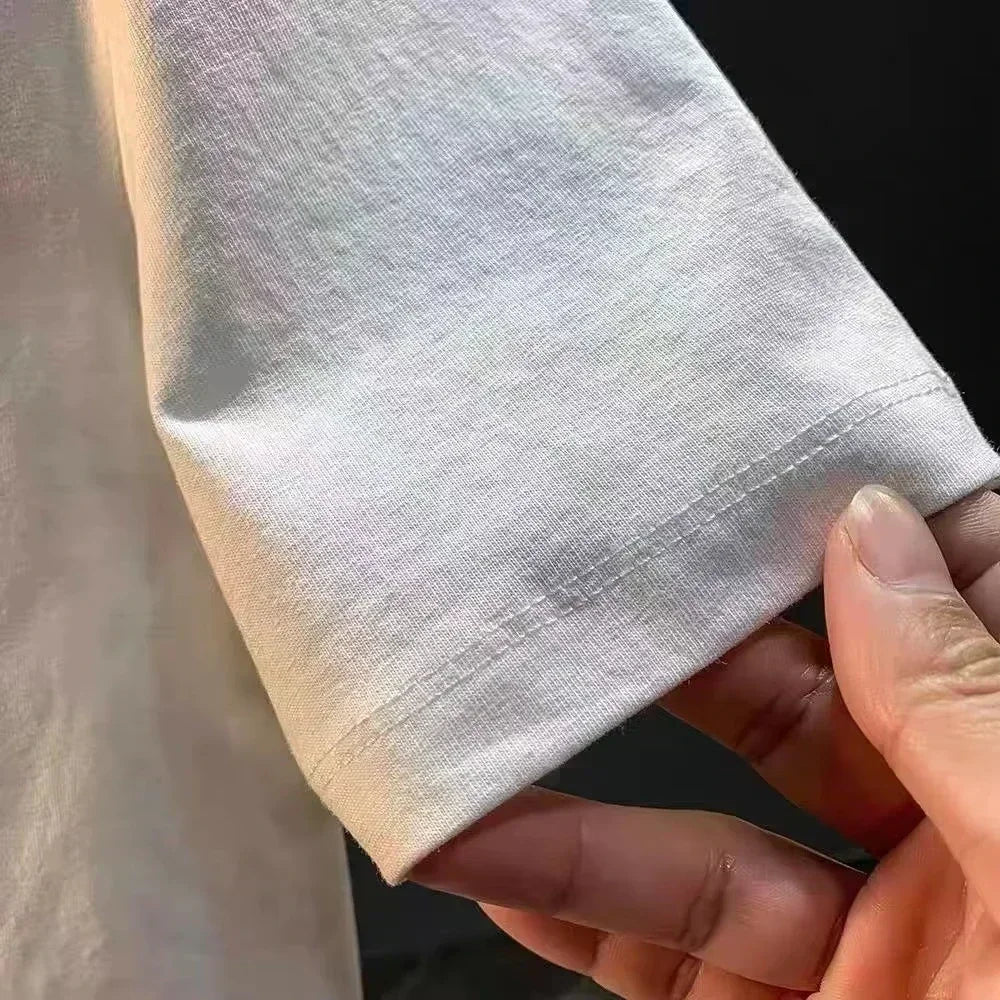 Men Tactical Gun Print Short Sleeve T-shirt - Casual Polyester Round Neck Machine Washable for Summer Outing Men Clothing