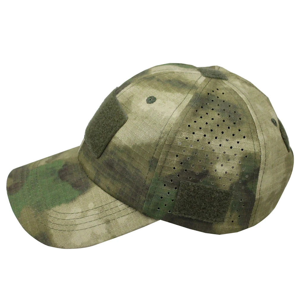 Camouflage Baseball Cap Breathable Sun Protection Hat Outdoor Sports Hunting Hiking Camping Fishing Sun Hats