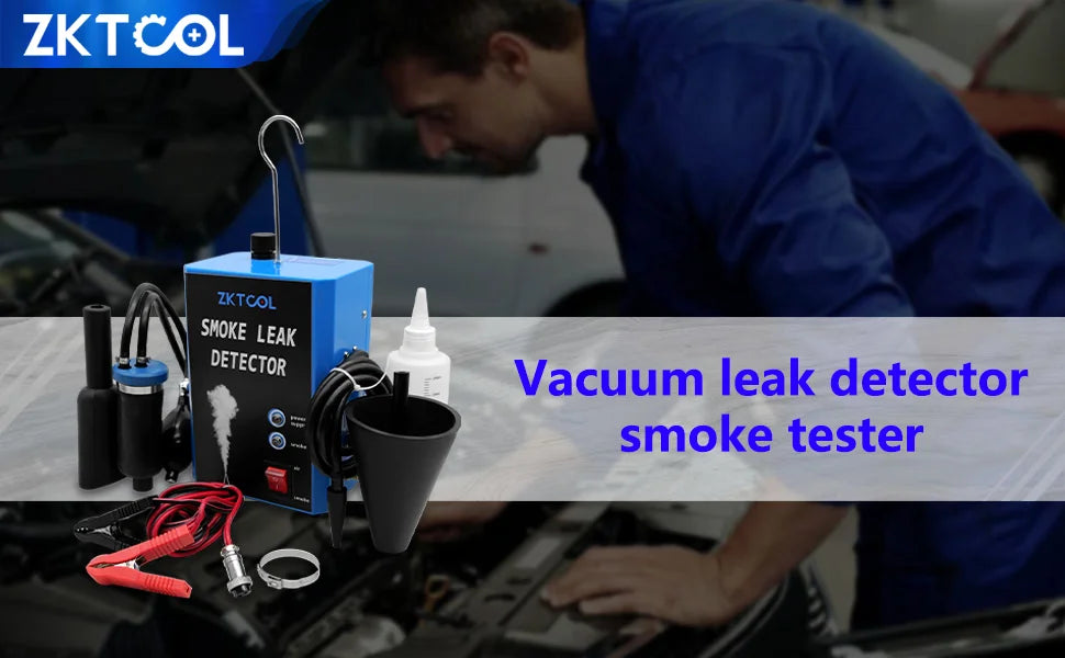 Smoke Leak Detector for Cars and Motorcycles Smoke Machine Diagnostic Tool Vacuum Leak Detection, Fast Smoke Output