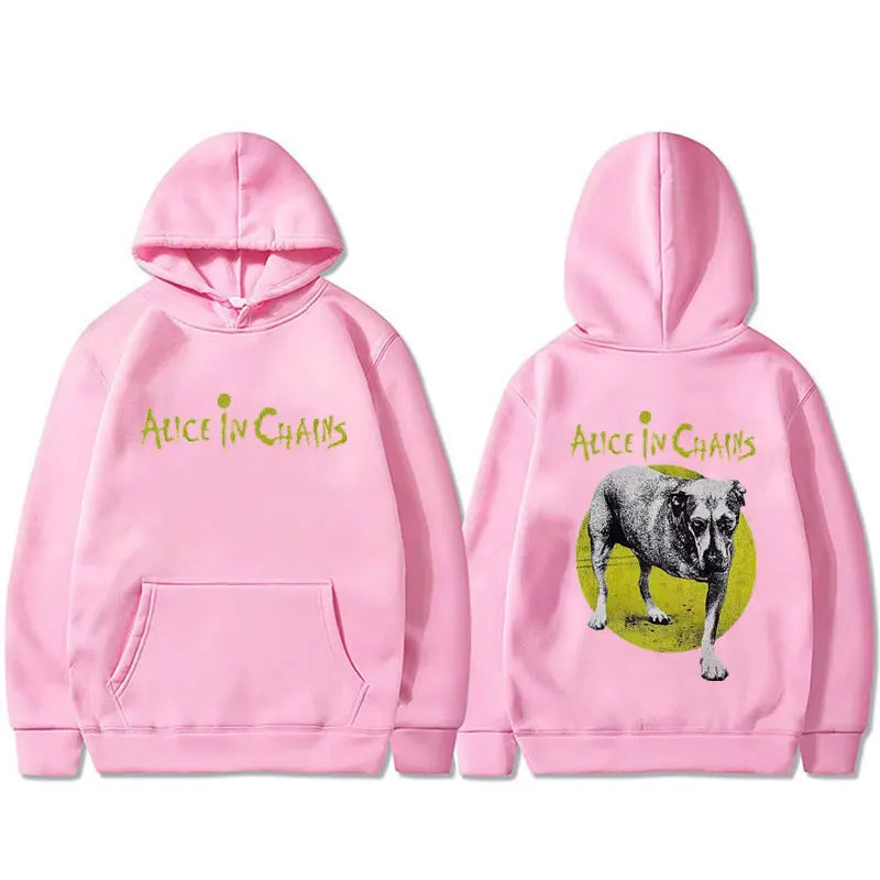 Hot Sale Rock Band Alice in Chains Graphic Hoodie Men Women Retro Gothic Punk Sweatshirt Male Fashion Oversized Pullover Hoodies