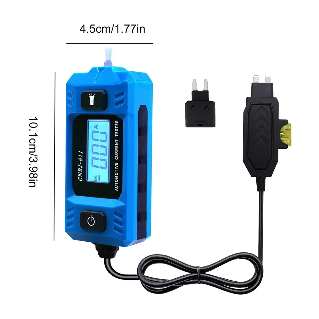 Automotive Fuse Current Tester LCD Display Car Leakage Analyzer Fault Tester Car Repair Tool Auto Fuse Current Testing Tool