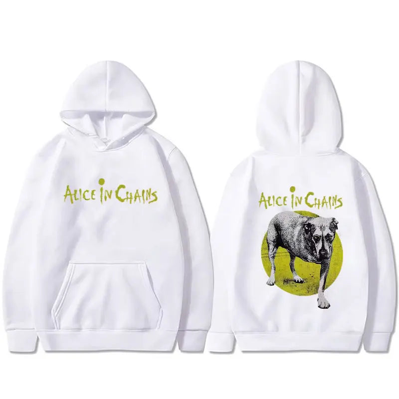 Hot Sale Rock Band Alice in Chains Graphic Hoodie Men Women Retro Gothic Punk Sweatshirt Male Fashion Oversized Pullover Hoodies