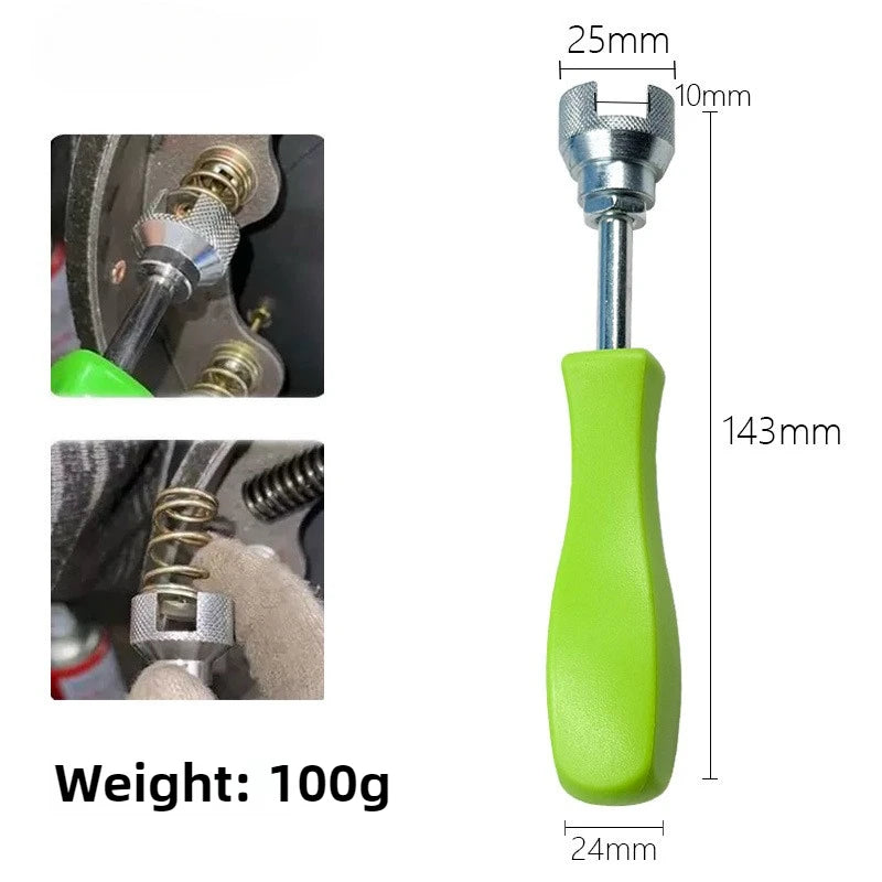 5.7 Inch Car Drum Brake Repair Install Tool Hold Down Washer Spring Shoe Compressor Brake Spring Washer Worker Alloy & Plastic