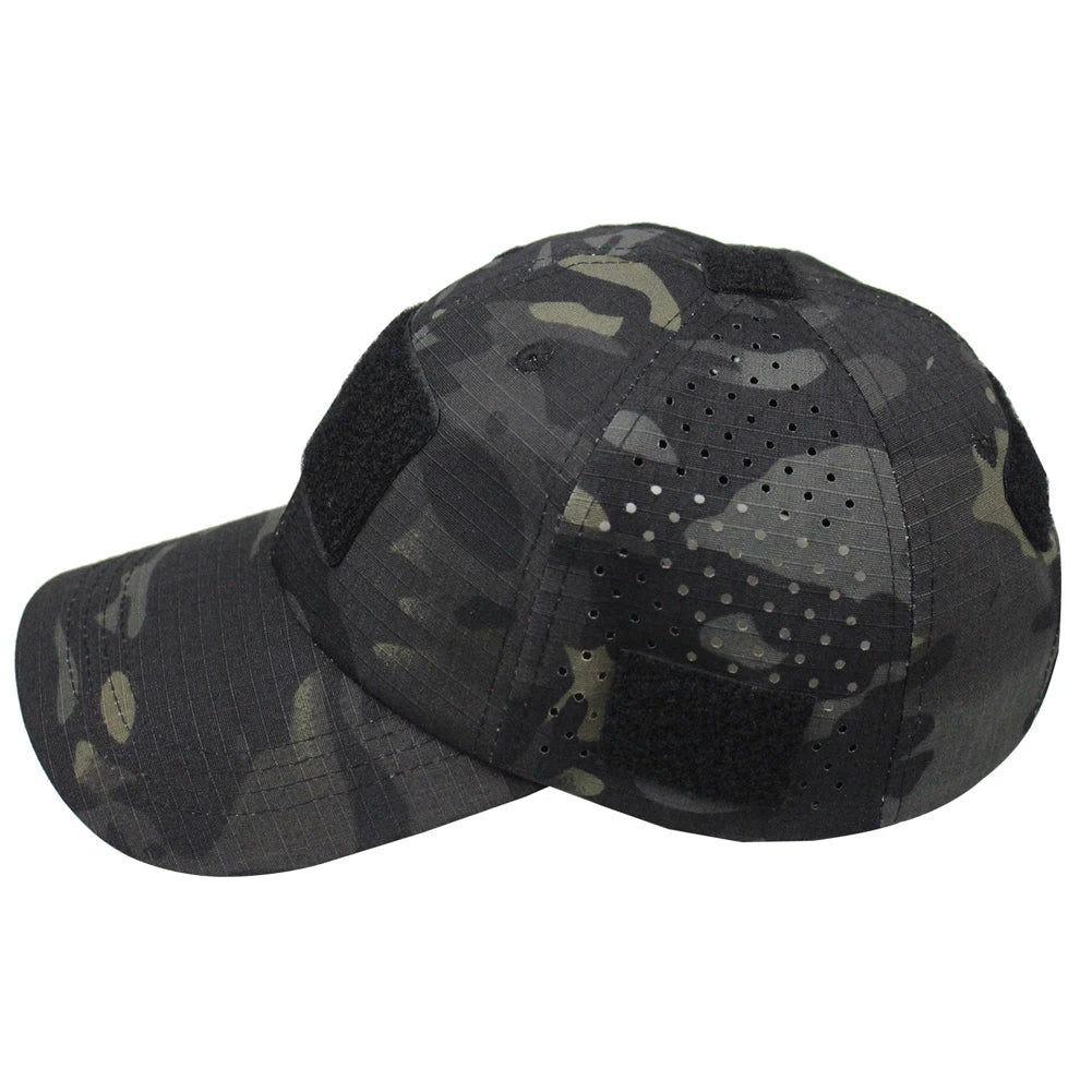 Camouflage Baseball Cap Breathable Sun Protection Hat Outdoor Sports Hunting Hiking Camping Fishing Sun Hats